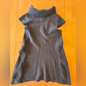 IBEX S Kurta Merino Wool brown cap sleeve cowl neck tunic vest